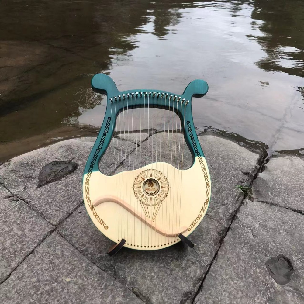 Musical Instrument Lyre - 빈티지 원목 19/24현 리어 하프 사운드