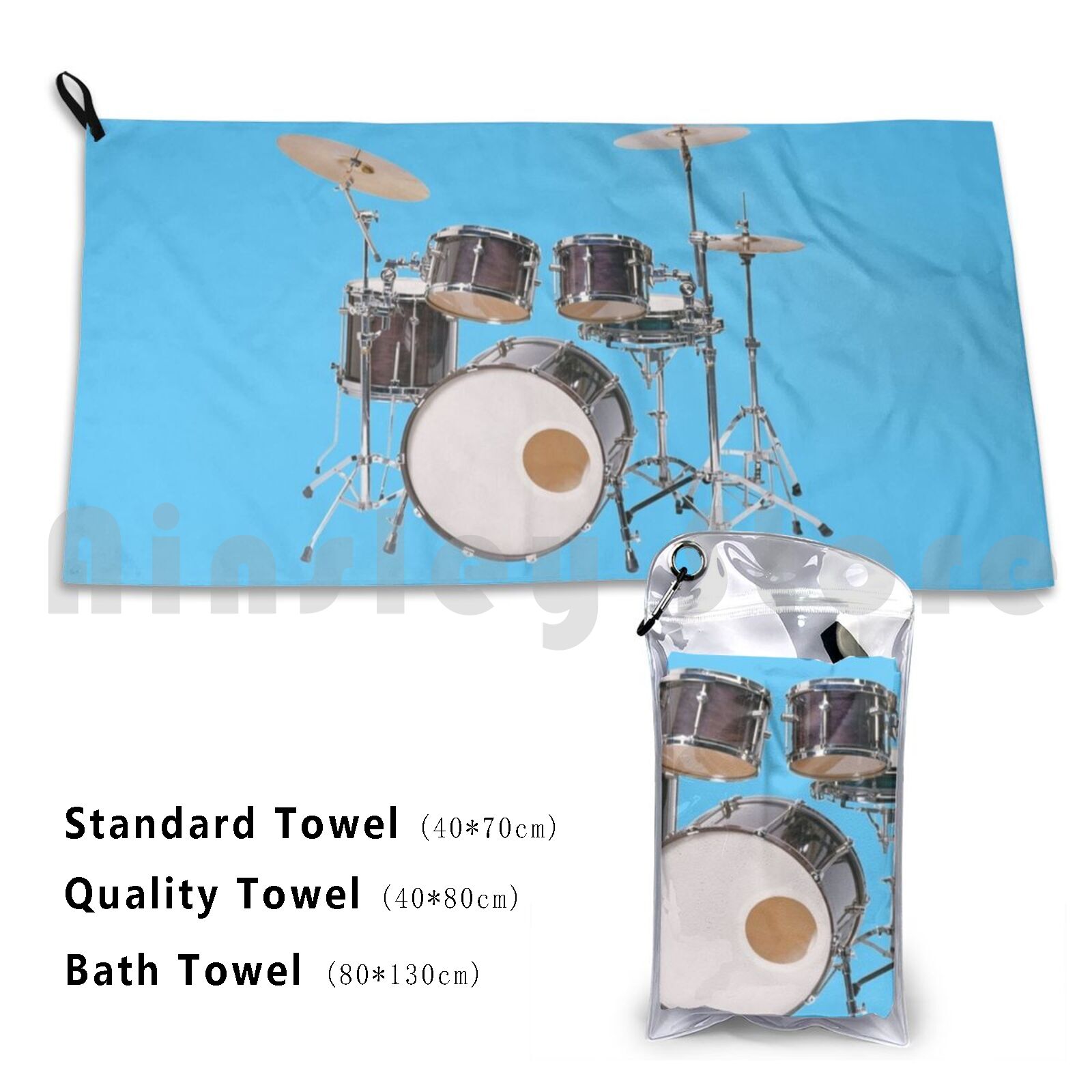 Musical Instrument Images - 드럼 일러스트 목욕 타월 비치 쿠션