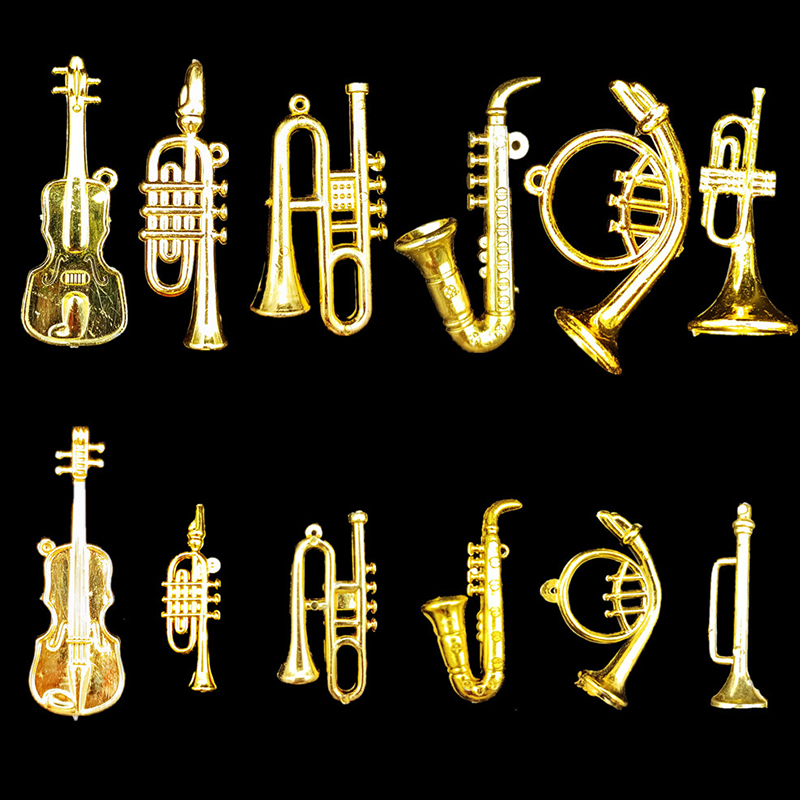 Musical Instrument With A - 5/10/20PCS 다양한 스타일 골드 컬러 미니