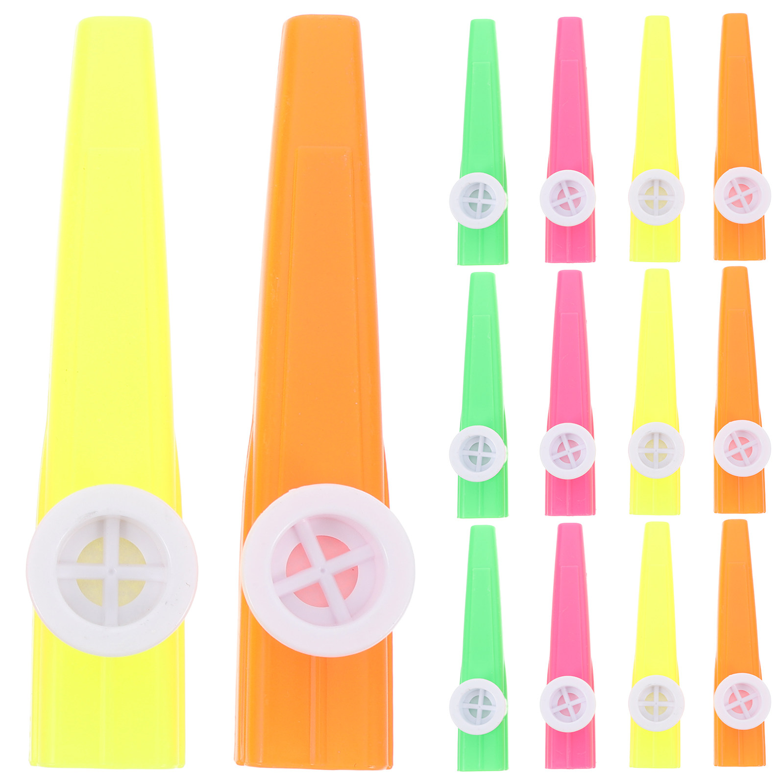 Musical Instruments Easy - 24Pcs 플라스틱 카조 다양한 색상 어린이를위한