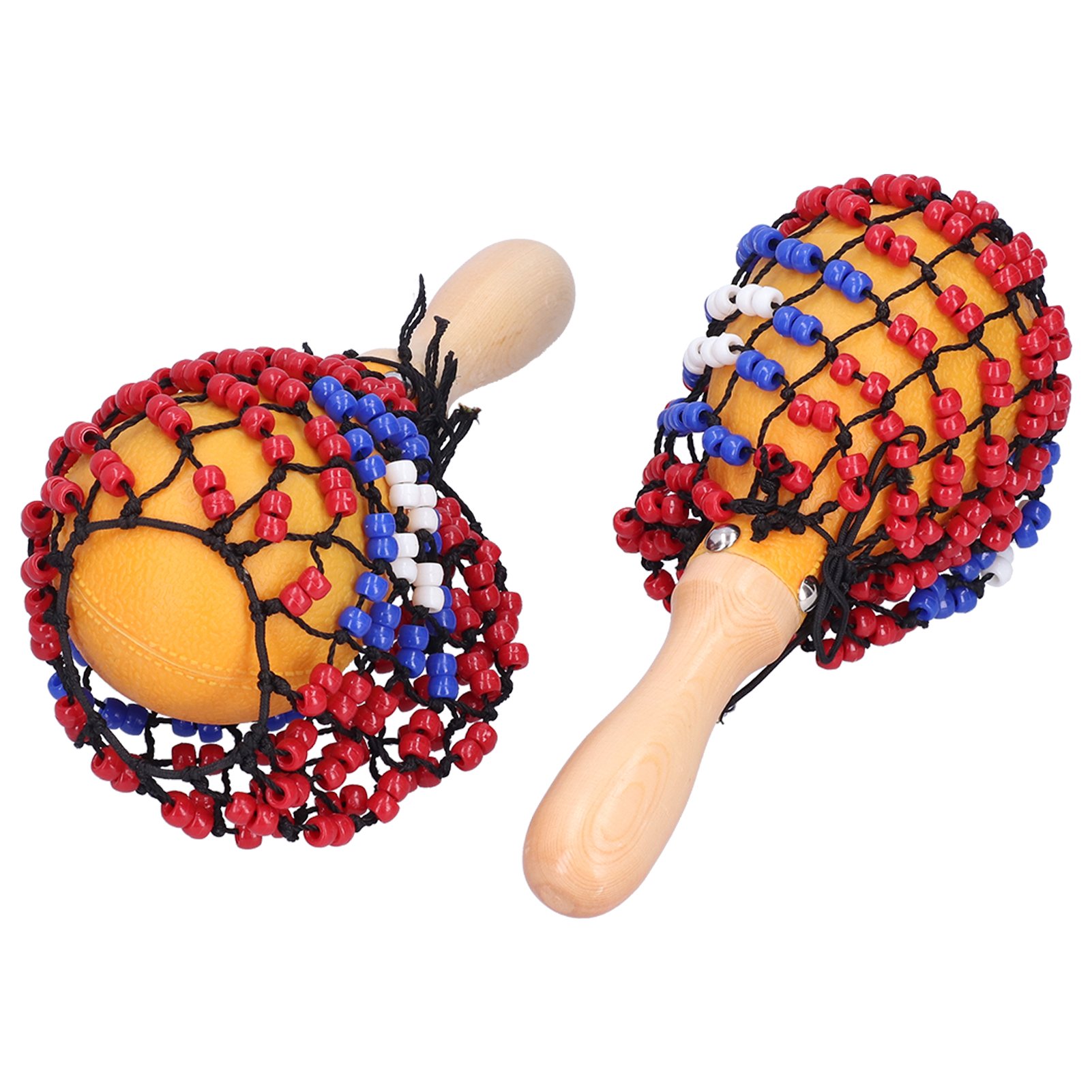 Musical Instrument Net - 2Pcs 탬버린 샌드 해머 셰이커 비드