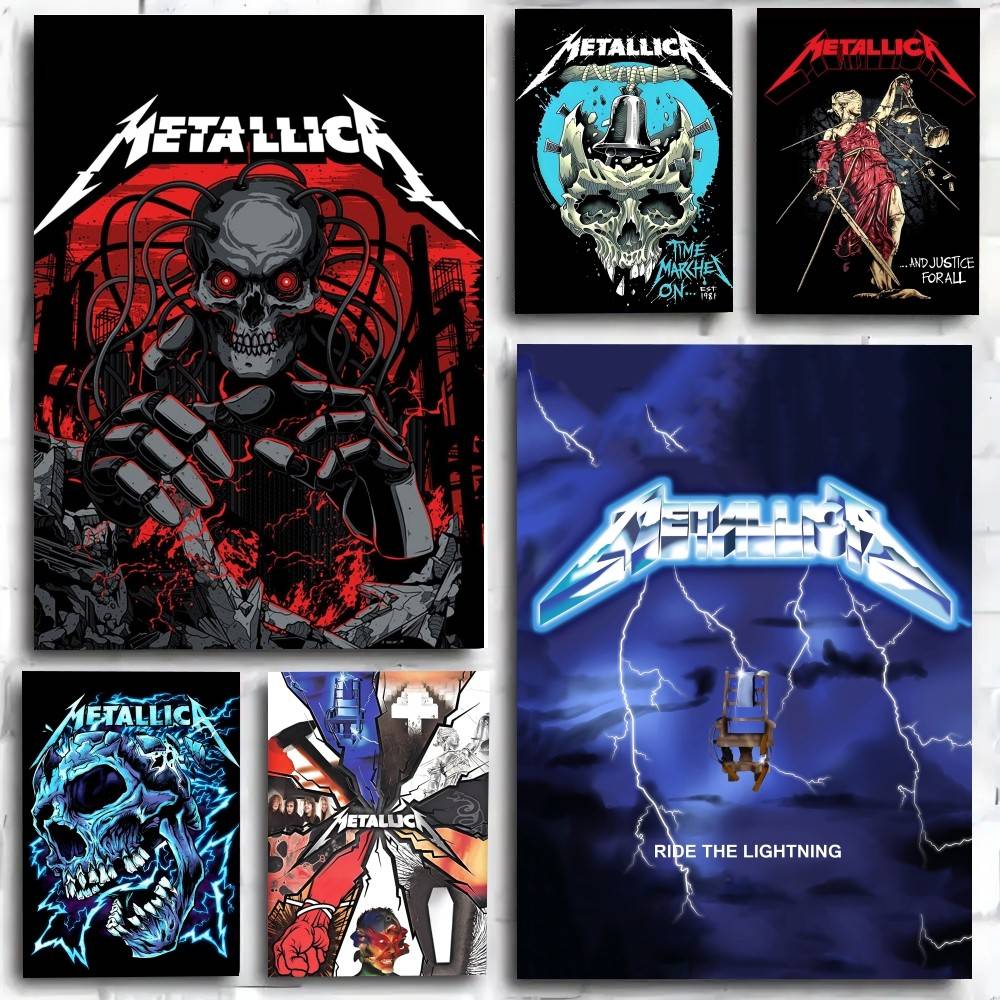 Musical Instrument Poster - 핫 록 밴드 쿨 M-METALLICA 포스터
