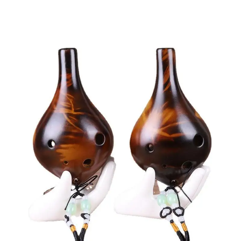 Musical Instrument Qin - 초보자용 소형 오카리나 스트로 파이어 세라믹