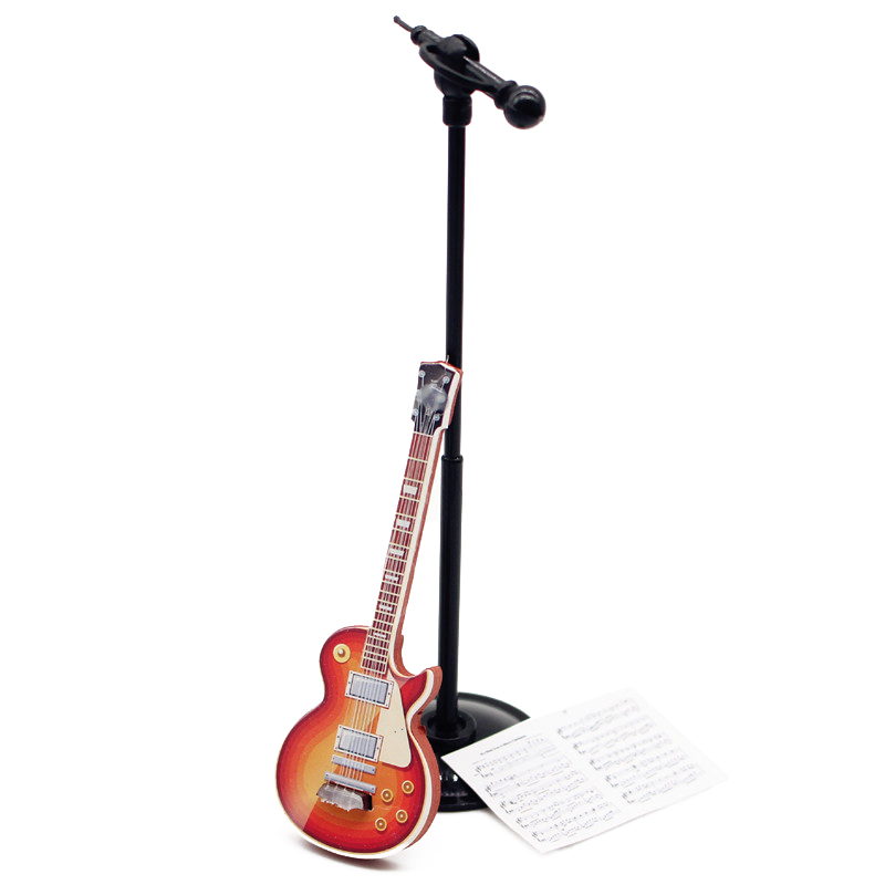 Musical Instrument Images - 1:12 인형 집 미니어처 기타 마이크