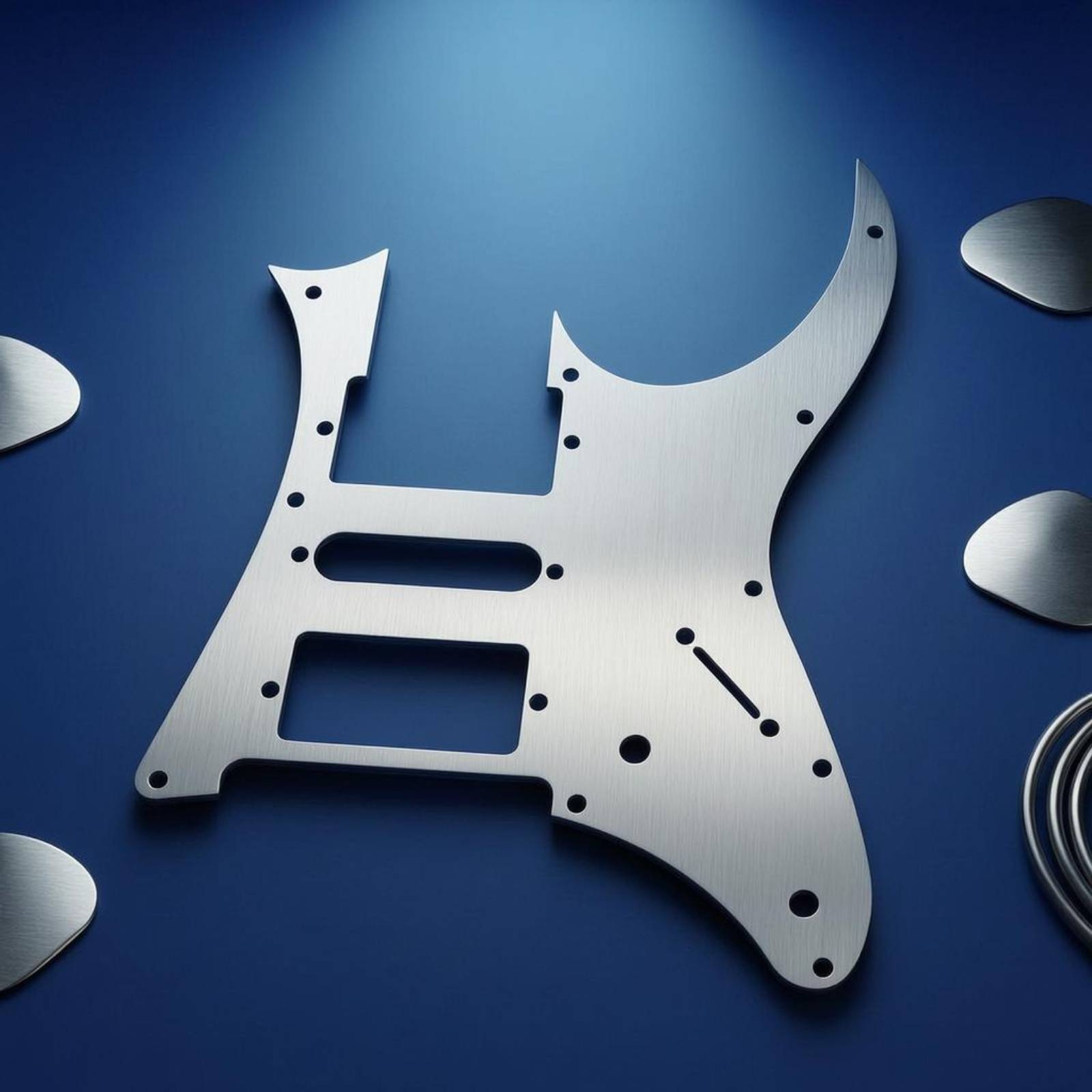 일렉트릭 기타 픽가드 알루미늄 합금 금속 기타 픽가드  - Musical Instrument With A 리뷰 및 가격