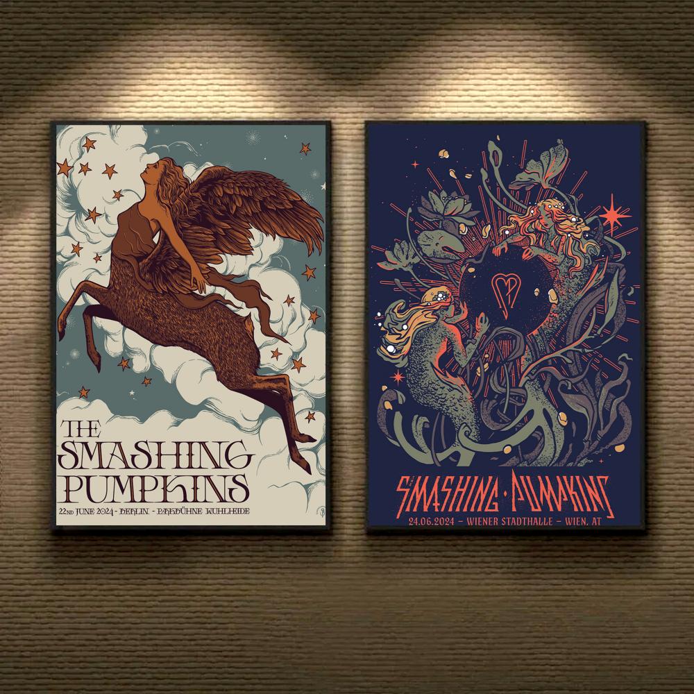 록 밴드 The S-Smashing Pumpkins 포 - Musical Instrument Poster 리뷰 및 가격