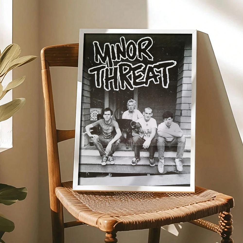 록 밴드 M-Minor Threat 포스터 침실 및 거 - Musical Instrument Poster 리뷰 및 가격