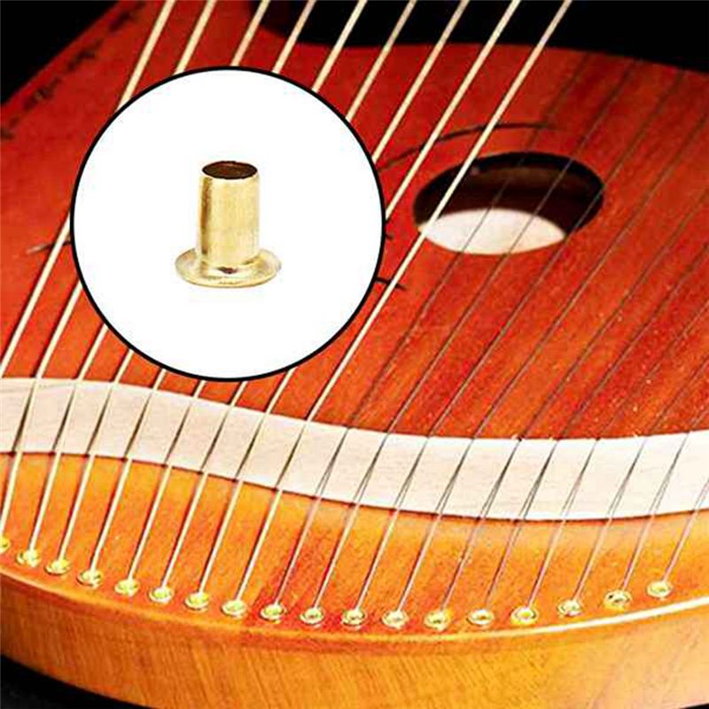 AEF6-60Pcs 라이어 하프용 황동 리벳 세트가 있 - Musical Instrument Lyre 리뷰 및 가격