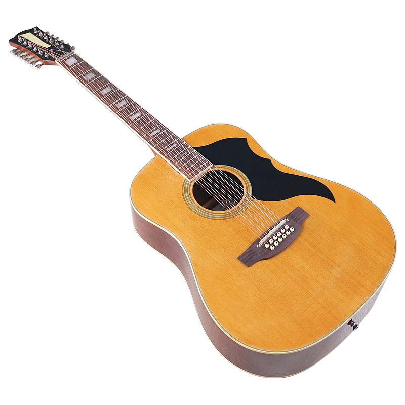 어쿠스틱 기타 12 현 자연 색상 블랙 컬러 풀 사이즈 - Dobro Resonator Guitar 리뷰 및 가격