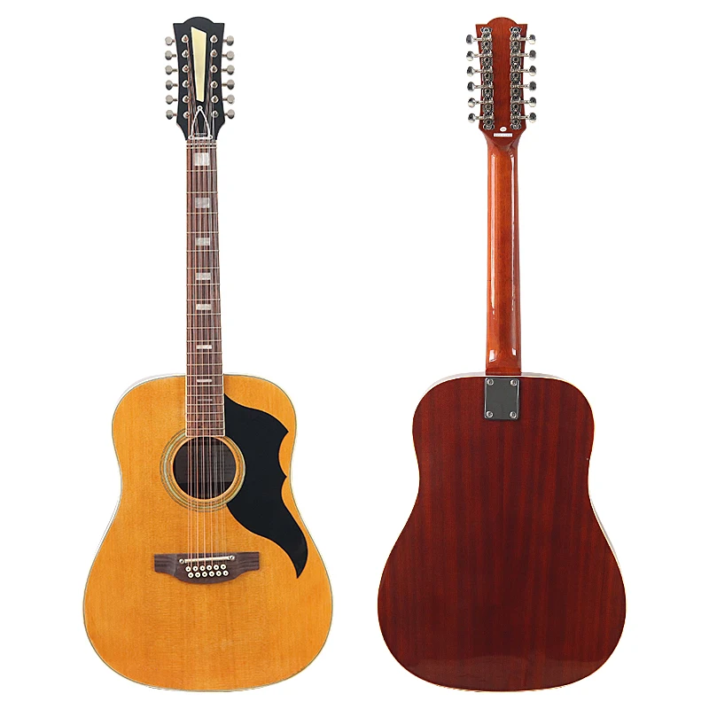 어쿠스틱 기타 12 현 자연 색상 블랙 컬러 풀 사이즈 - Dobro Resonator Guitar 리뷰 및 가격