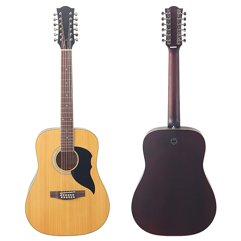 어쿠스틱 기타 12 현 자연 색상 블랙 컬러 풀 사이즈 - Dobro Resonator Guitar 리뷰 및 가격