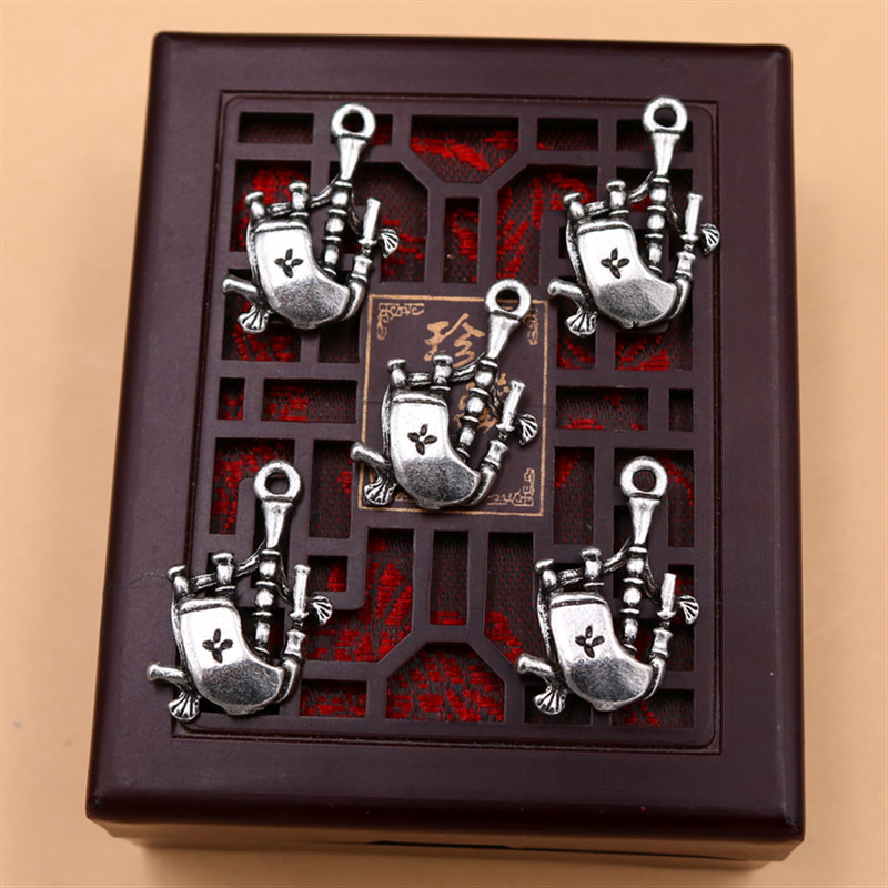 10pcs 실버 도금 스코틀랜드 악기 백파이프 국립 스 - Musical Instrument Of Scotland 리뷰 및 가격