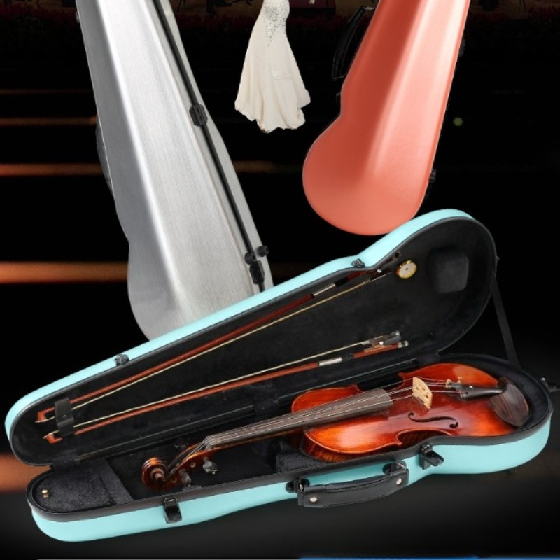 탄소 섬유 바이올린 케이스 안티 드롭 충돌 방지 보호  - Musical Instrument Bag 리뷰 및 가격