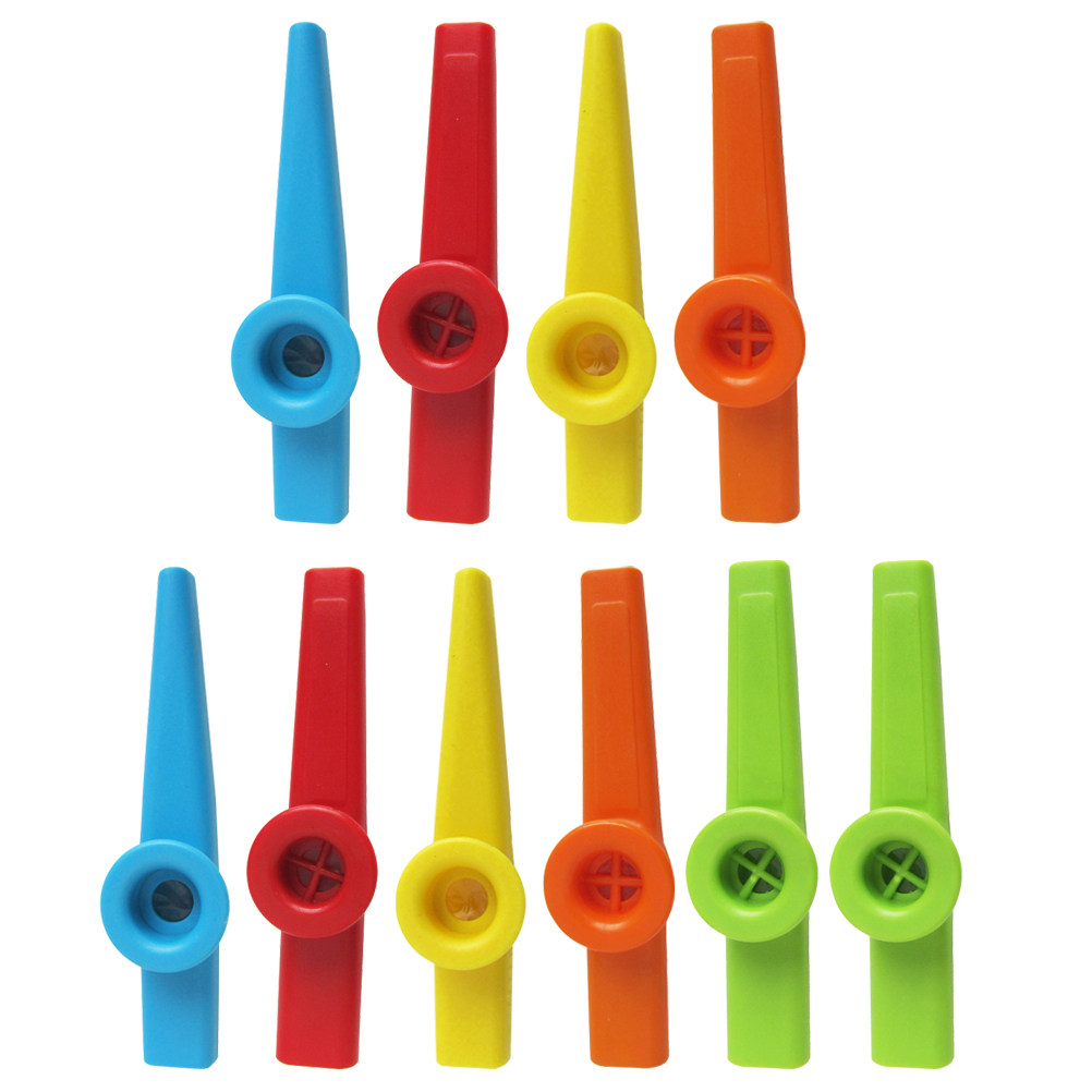 10Pcs Kazoo 악기 다채로운 플라스틱 Kazoo - Musical Instruments Easy 리뷰 및 가격