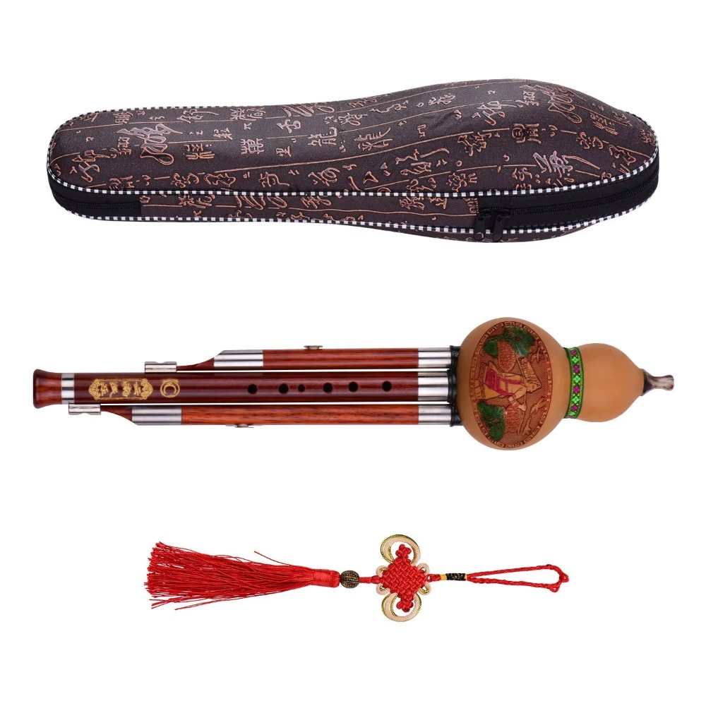 3톤 C 키 훌루시 조롱박 플루트 원목 튜브 중국 전통 - Musical Instrument With A 리뷰 및 가격