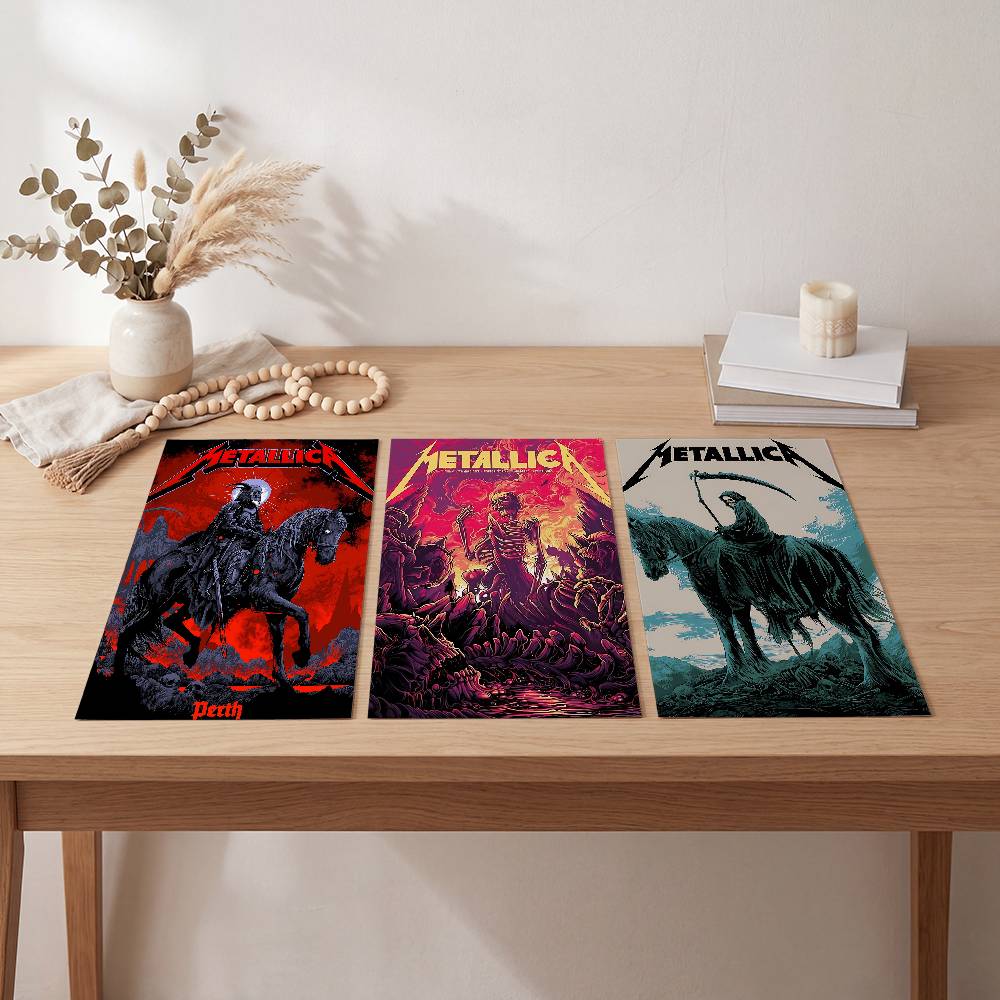 록 밴드 M-METALLICA 클래식 DIY 포스터 자 - Musical Instrument Poster 리뷰 및 가격