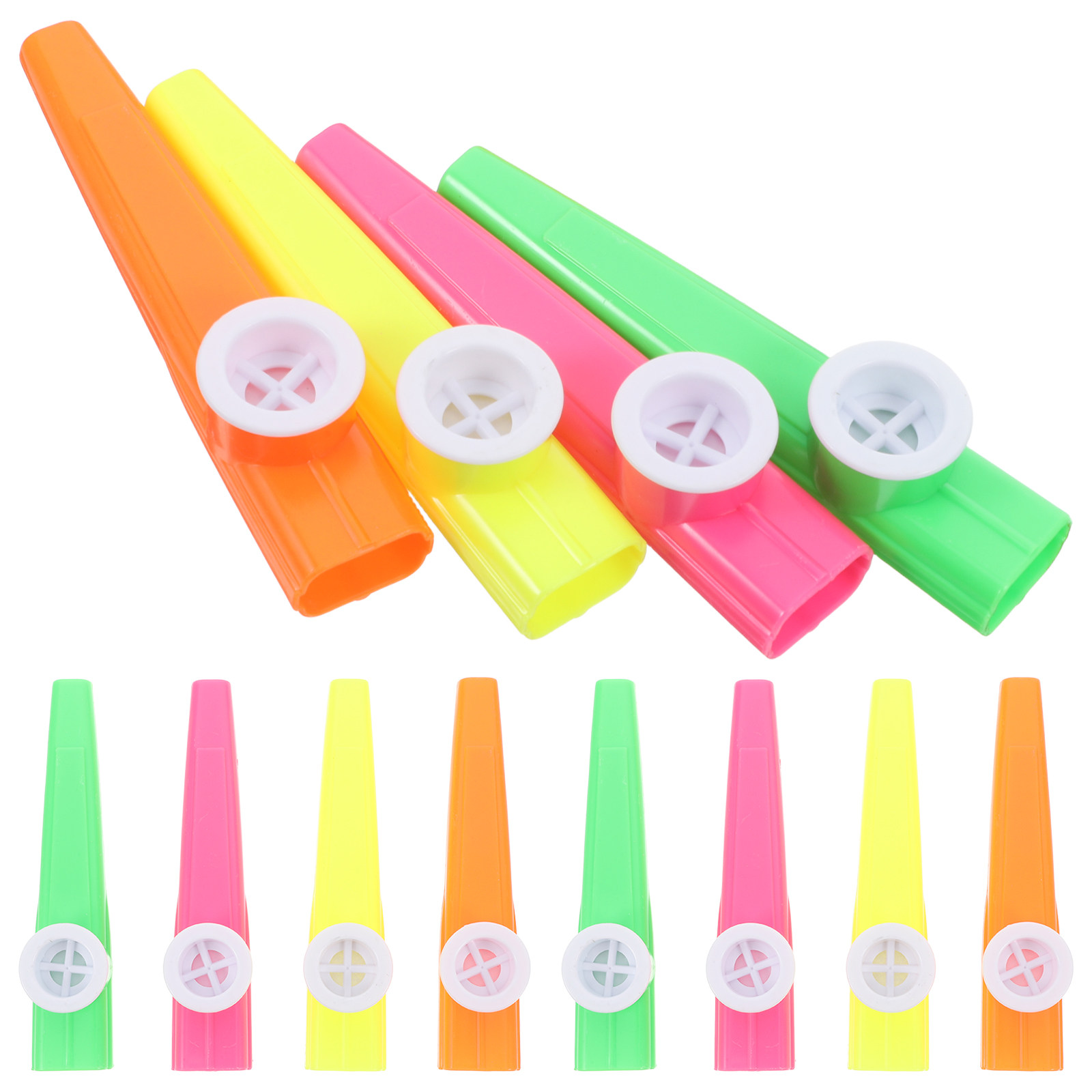 24Pcs 플라스틱 카조 다양한 색상 어린이를위한 경량 - Musical Instruments Easy 리뷰 및 가격