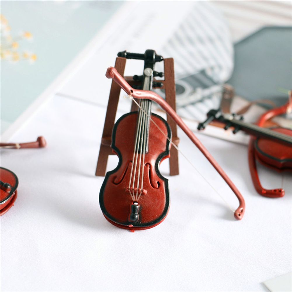 미니어처 인형 악기, 1/12 스케일 피아노 바이올린  - Musical Instrument Lyre 리뷰 및 가격