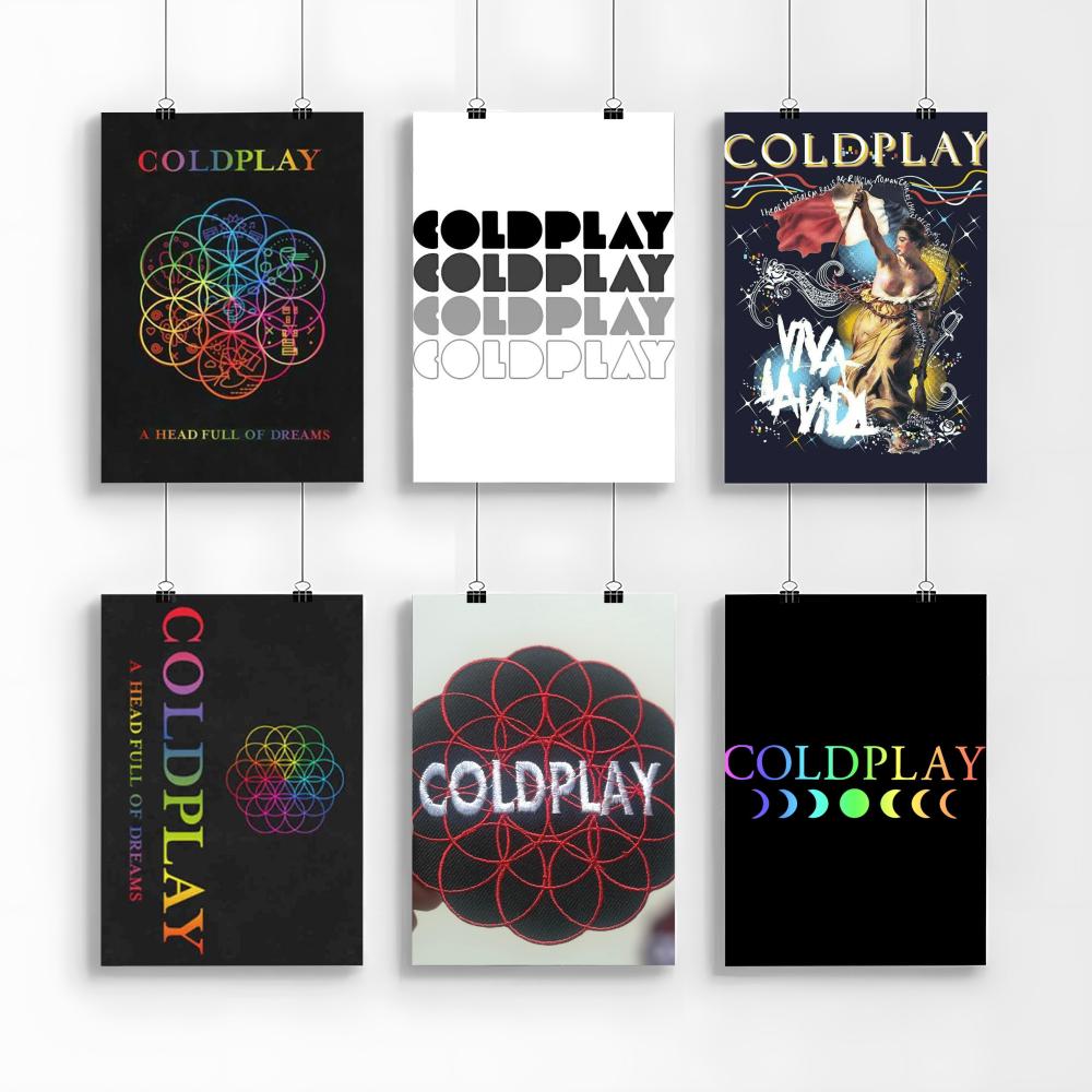 대체 록 음악 C-Coldplay 밴드 로고 포스터 아 - Musical Instrument Poster 리뷰 및 가격
