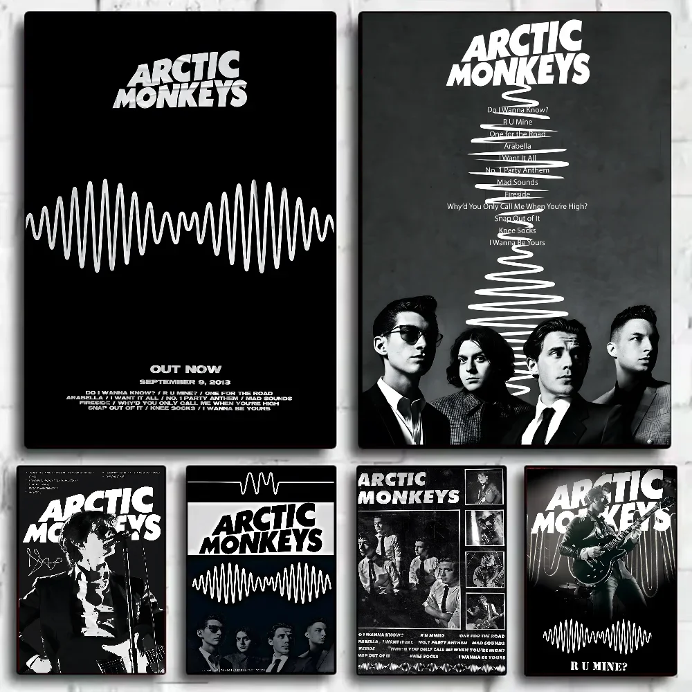 A-Arctic M-Monkeys 록 밴드 음악 커버  - Musical Instrument Poster 리뷰 및 가격