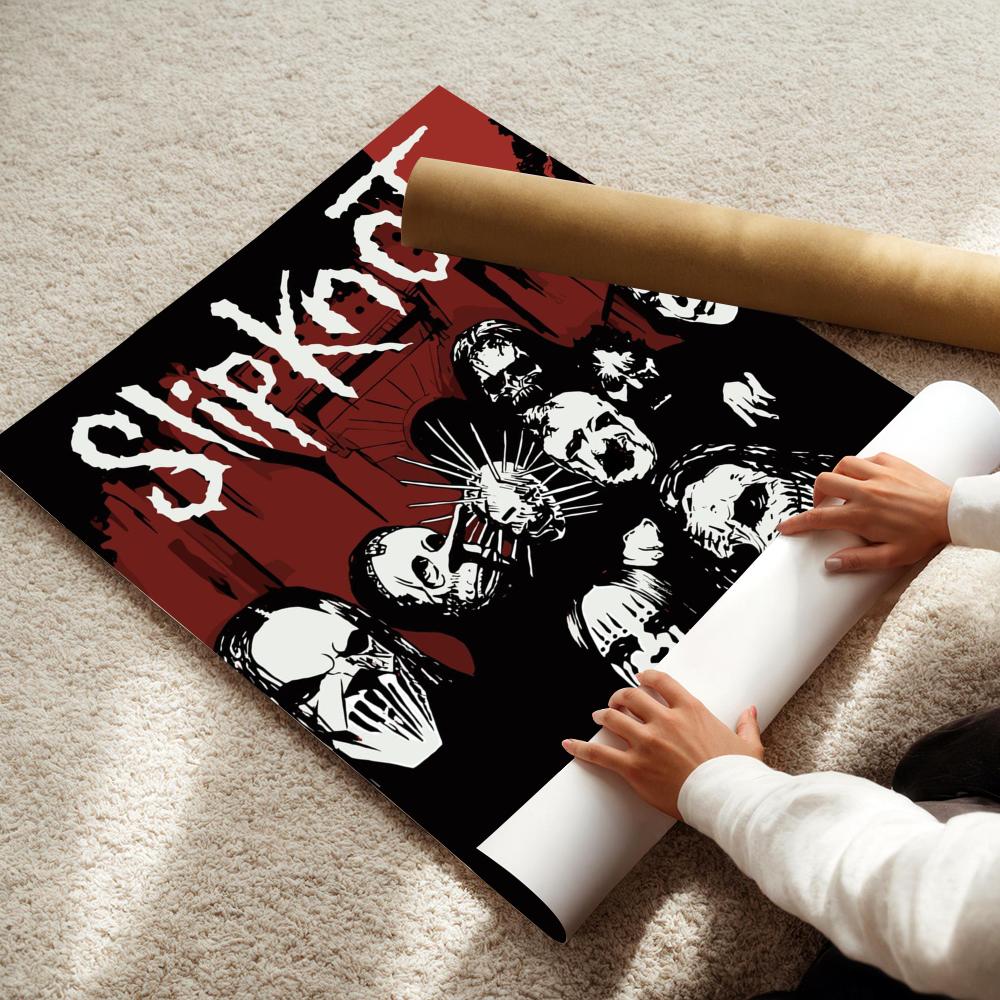 헤비메탈 록 S-SlipknotES 밴드 포스터 HD  - Musical Instrument Poster 리뷰 및 가격