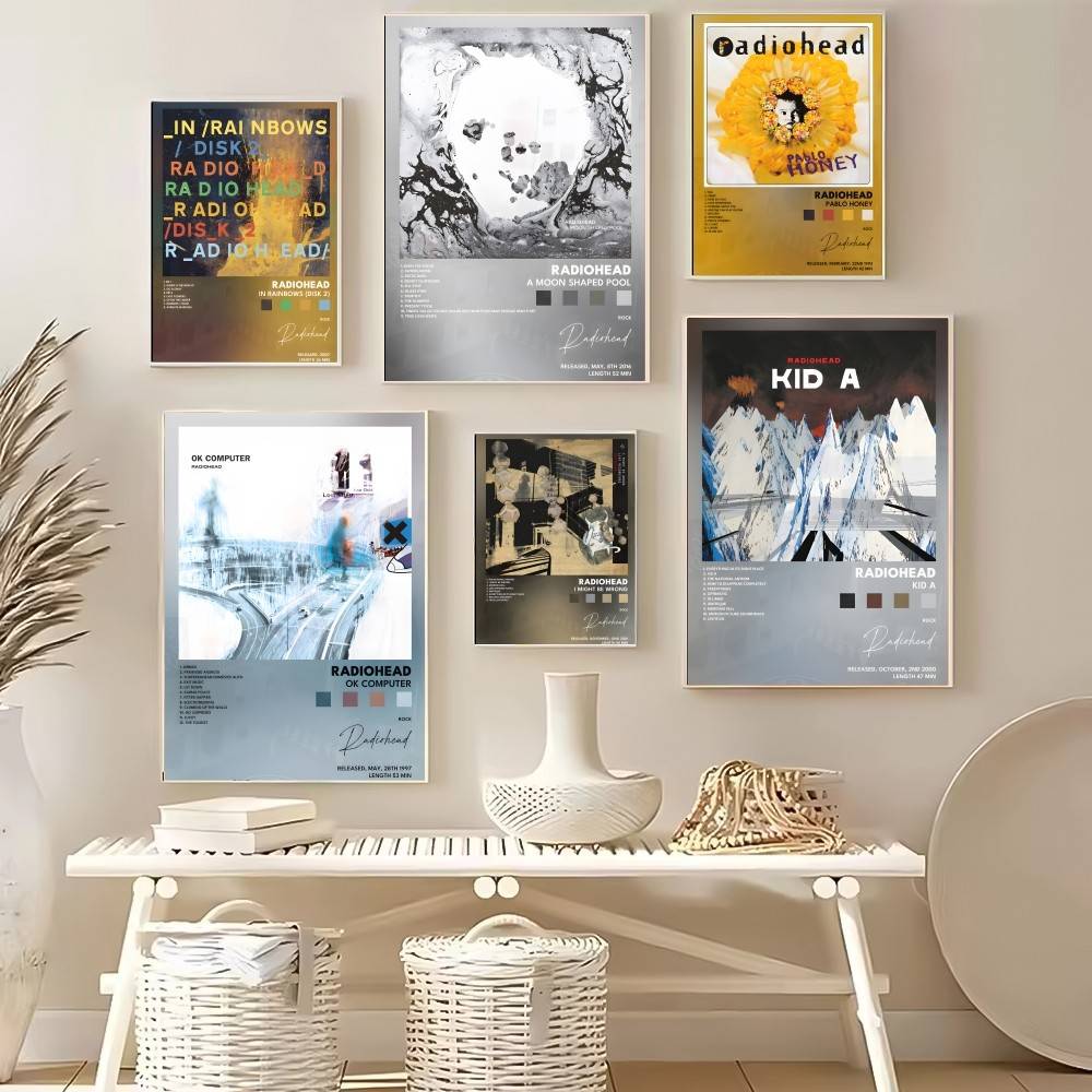 인기 음악 록 밴드 R-Radiohead 고품질 포스터 - Musical Instrument Poster 리뷰 및 가격