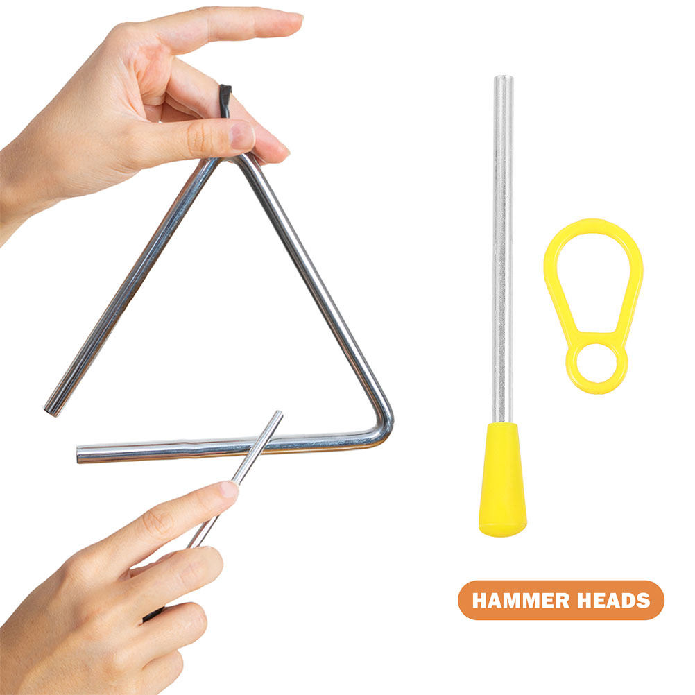 2Pcs 삼각형 철 타악기 스틱 안정성 핸들 편안한 그 - Musical Instrument Mallet 리뷰 및 가격