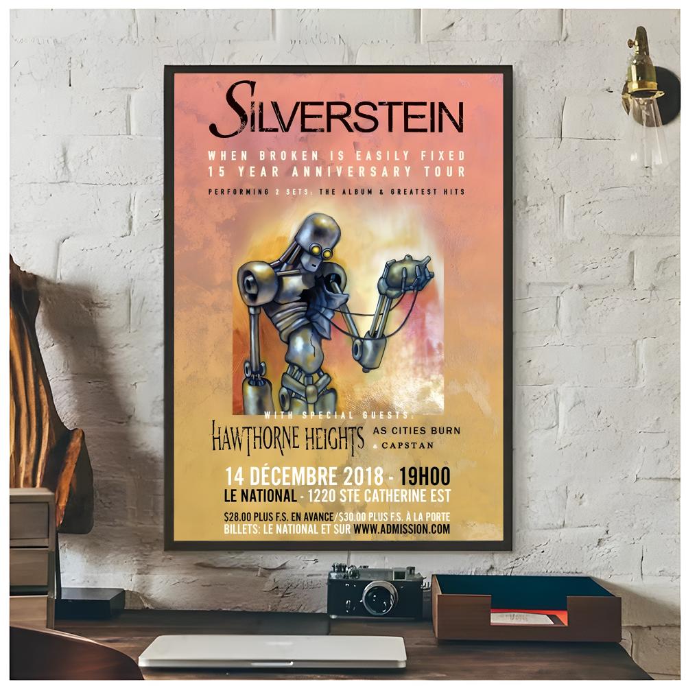 에모 록 밴드 S-Silverstein 포스터 프리미엄 - Musical Instrument Poster 리뷰 및 가격