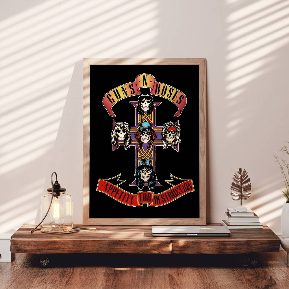 G-Guns 록 밴드 N R-Roses 포스터 자체 접 - Musical Instrument Poster 리뷰 및 가격