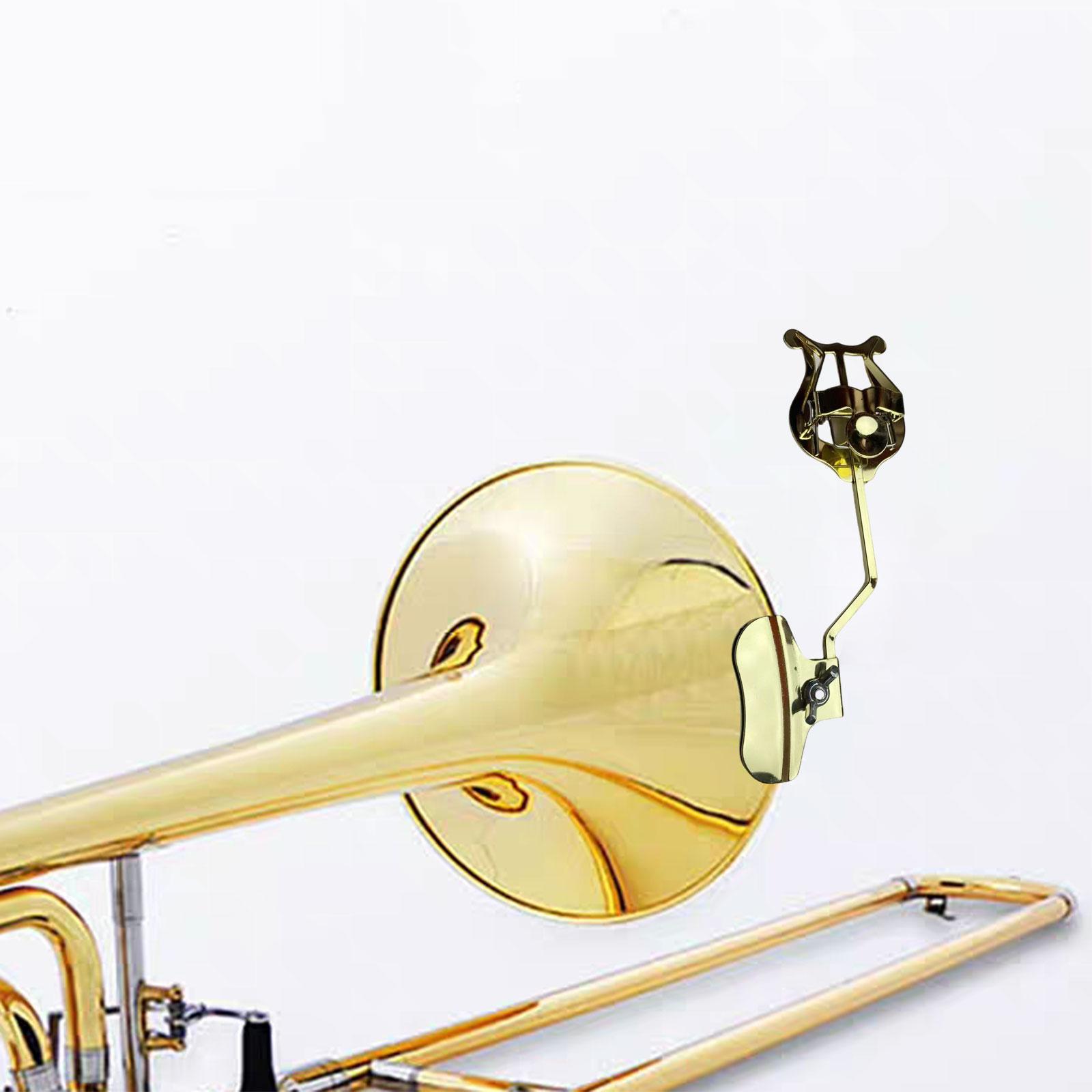 트롬본 리어 악보 홀더 관악기 트럼펫 악보 스탠드 휴대 - Musical Instrument Lyre 리뷰 및 가격