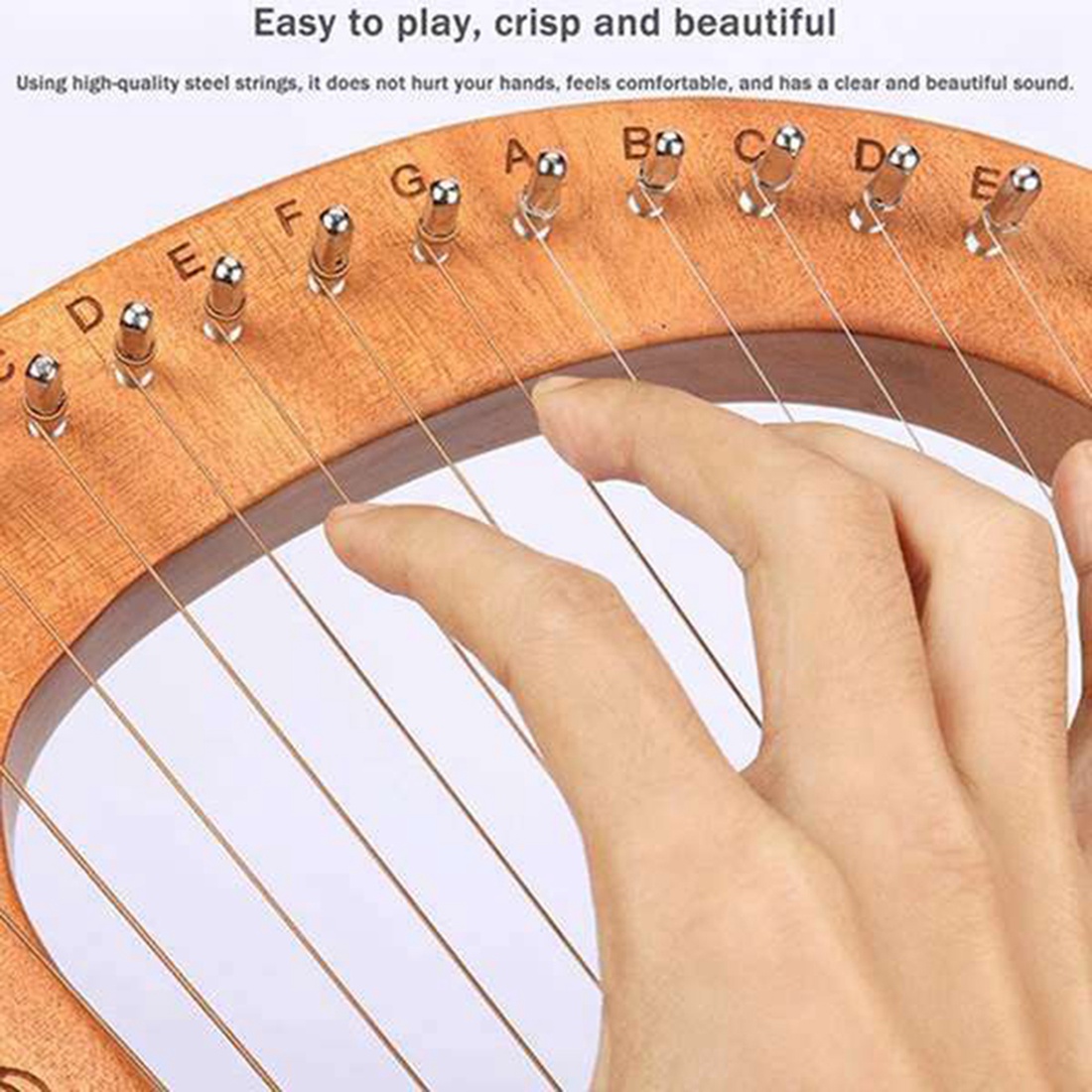 ABYB 21줄 라이어 하프 줄 소형 하프 줄 악기 액 - Musical Instrument Lyre 리뷰 및 가격